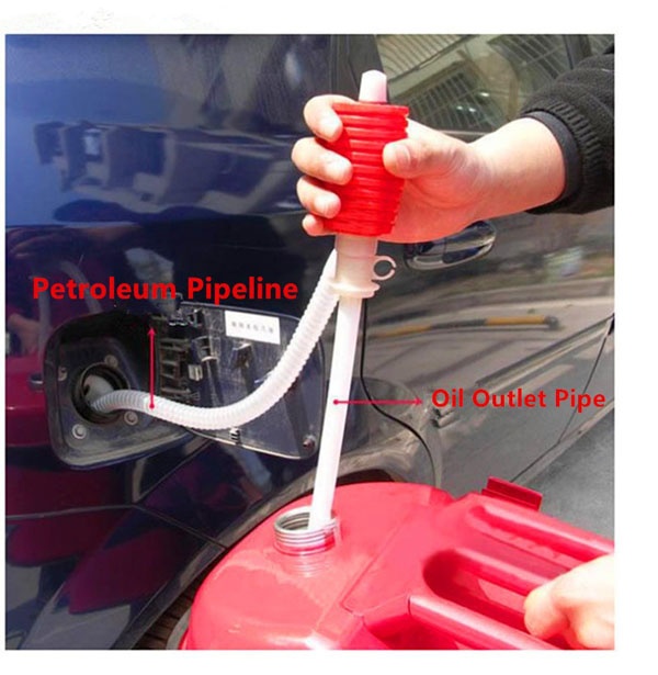 Dụng cụ hút xăng dầu vào bình xăng ô tô bóp tay