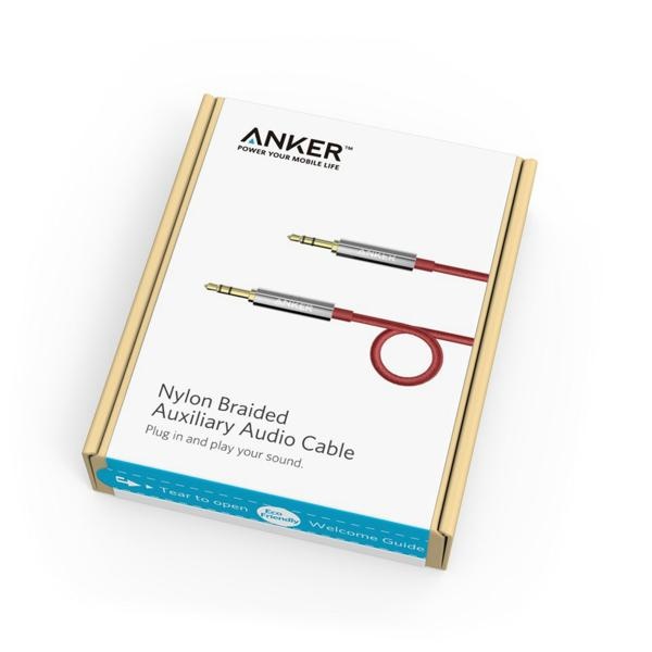 Anker 3.5mm Audio Cable (4ft/1.2m) - A7123