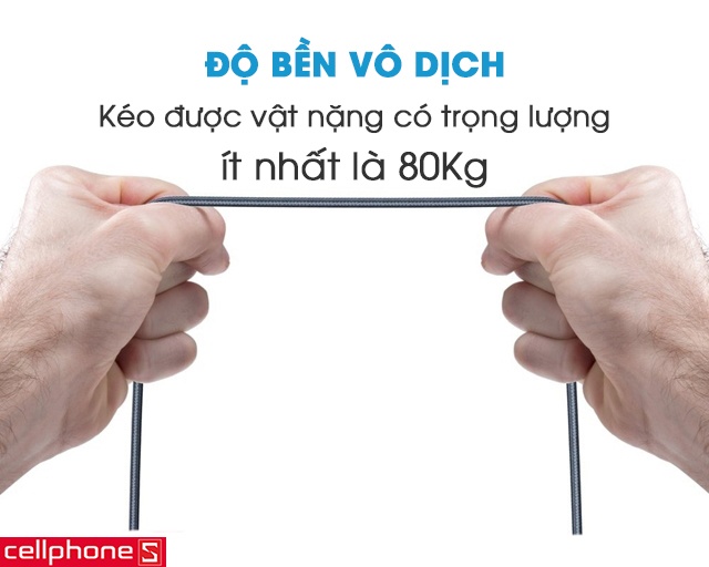 Cáp Anker PowerLine+ Lightning 0.9 m