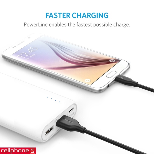 Cáp Anker PowerLine Micro USB 0.9 m