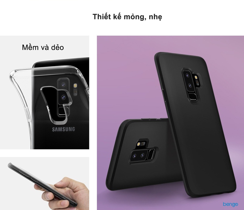Ốp lưng Samsung Galaxy S9 Plus SPIGEN Liquid Crystal