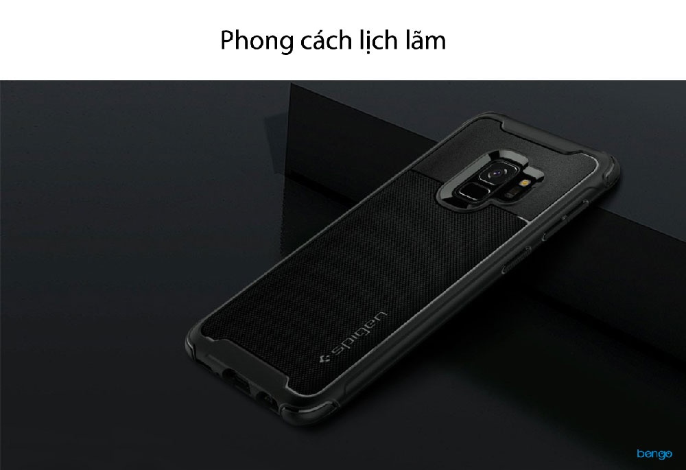 Ốp lưng Samsung Galaxy S9 SPIGEN Rugged Armor Urban - Black