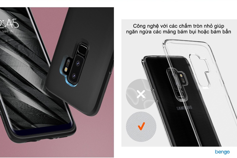 Ốp lưng Samsung Galaxy S9 Plus SPIGEN Liquid Crystal