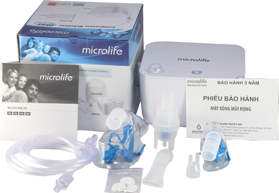 Trọn bộ sản phẩm NEB 200 của Microlife