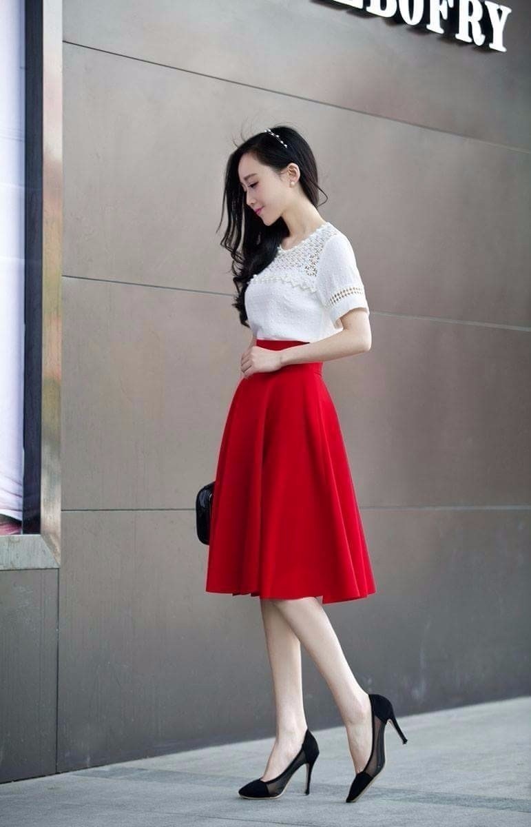 HÀNG ĐỦ SIZE: Chân váy xòe Vintage 2