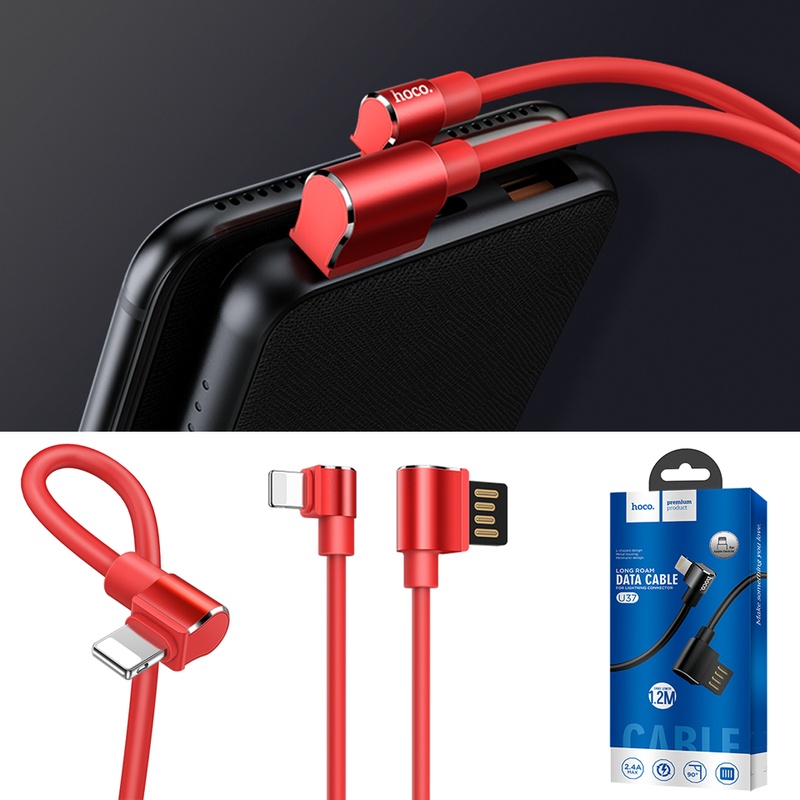 Cáp sạc Hoco U37 dành cho iphonecao cấp 1
