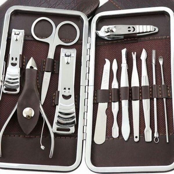 Kết quả hình ảnh cho bộ kềm bấm móng 12 món