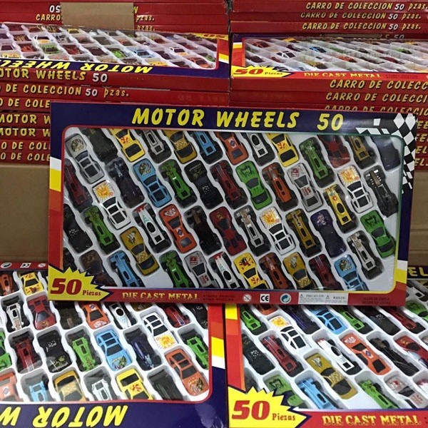 Set 50 ô tô sắt cho bé 4