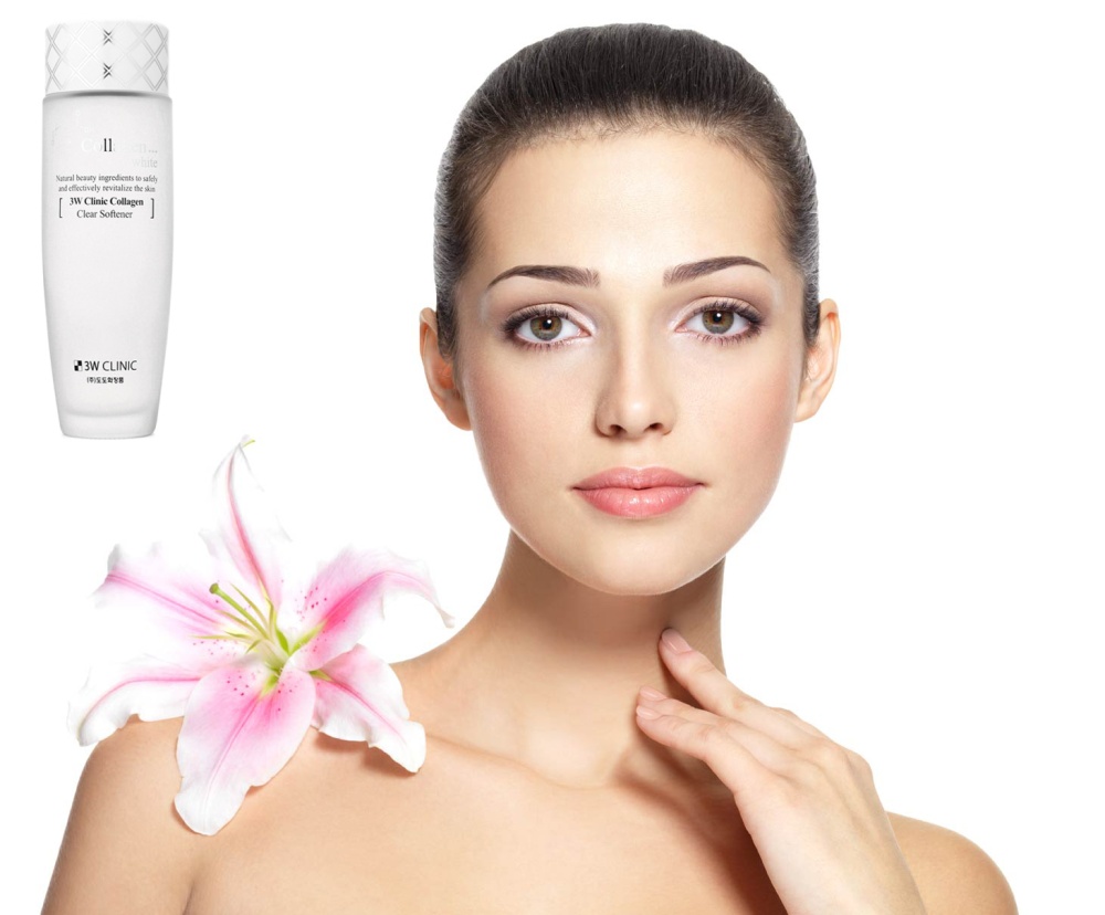 Nước Hoa Hồng Làm Trắng Da 3W Clinic Collagen Clear Softener (150ml) Nước Hoa Hồng Làm Trắng Da 3W Clinic Collagen Clear Softener (150ml)