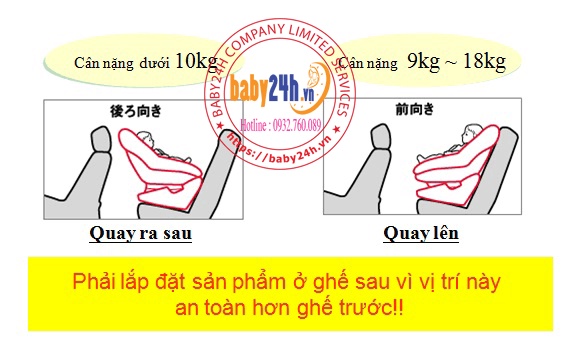Ghế ngồi ô tô Farlin BF-850B - Giải pháp an toàn cho bé ngồi ô tô