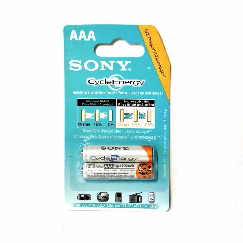 Pin sạc AA - Pin sạc AAA - Pin Sony 3