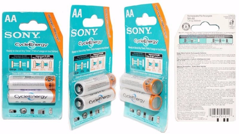 Pin sạc AA - Pin sạc AAA - Pin Sony 5