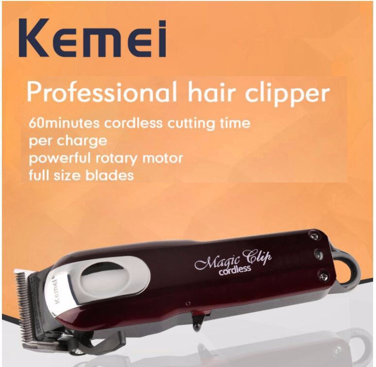 Tông đơ cắt tóc không dây chuyên nghiệp Kemei KM-2600 4
