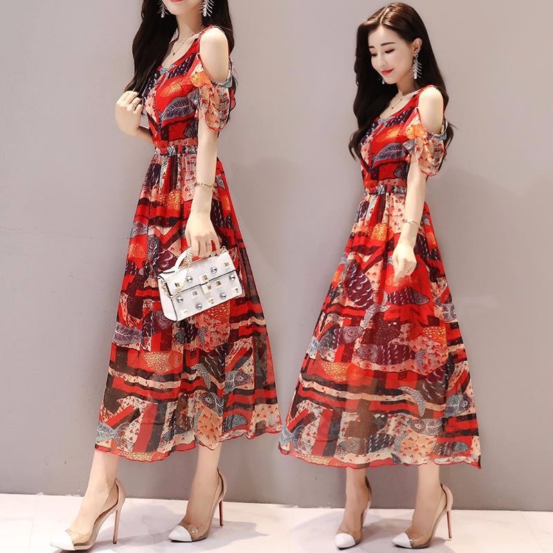 ĐẦM MAXI HOA DUYÊN DÁNG CAO CẤP BY4305 7