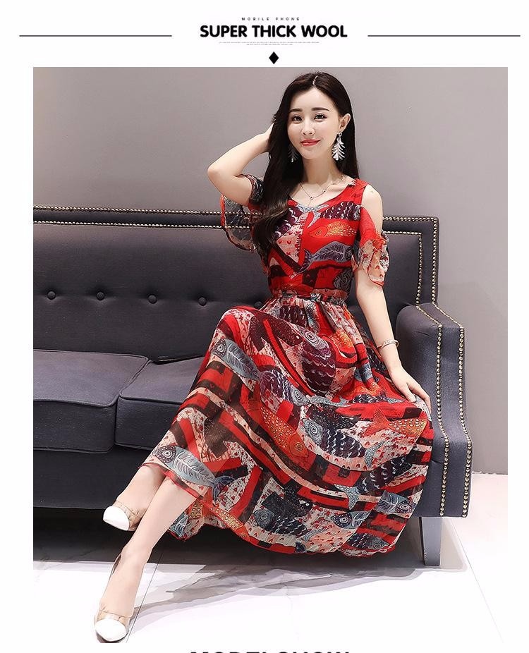 ĐẦM MAXI HOA DUYÊN DÁNG CAO CẤP BY4305 8