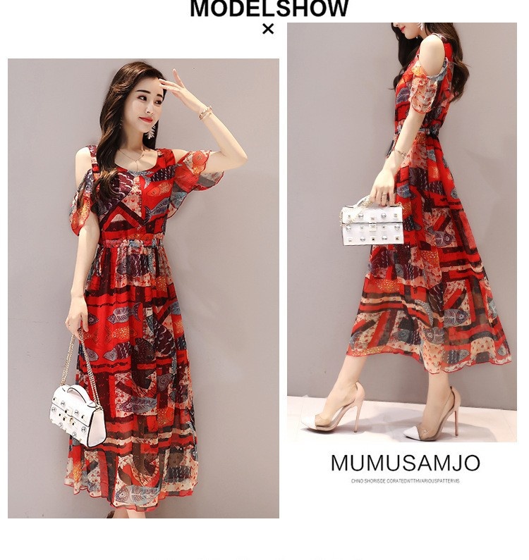 ĐẦM MAXI HOA DUYÊN DÁNG CAO CẤP BY4305 9