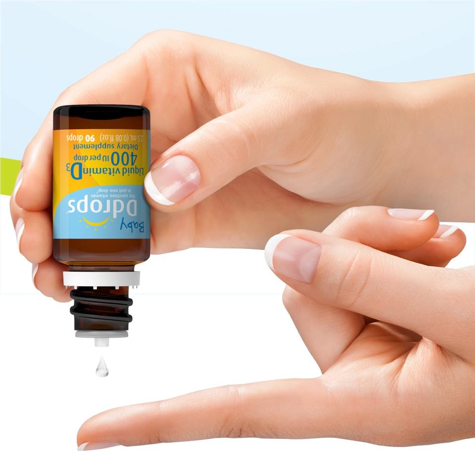 Vitamin D cho bé Baby Drops(90 giọt)