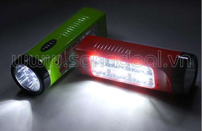 Sahadeal - Đèn Pin Led Sạc 2 Trong 1