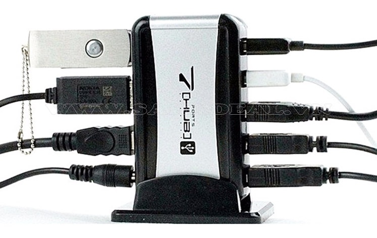 Sahadeal - Bộ Chia Cổng USB Công Nghệ Mới (7 Cổng) 