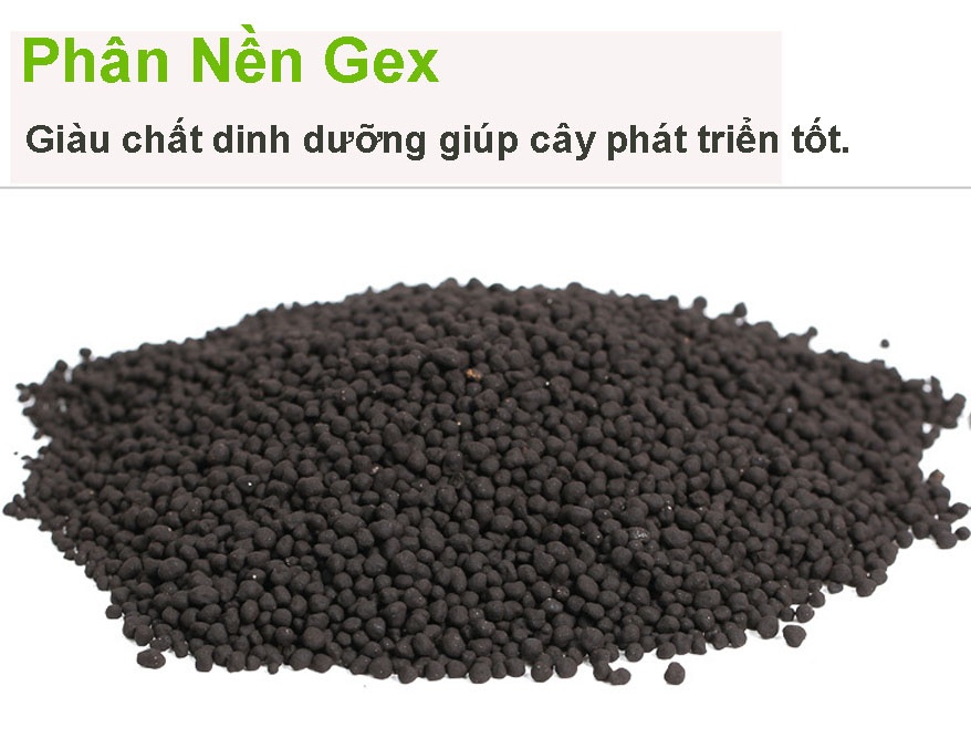 Phân Nền Gex 1 kg dạng túi, cho cây thủy sinh, bể cá, ao cá, hồ cá....( Xanh)