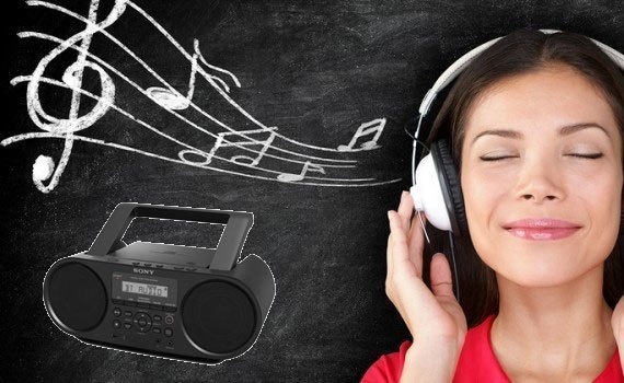 Máy cassette Sony ZS-RS60BT chất lượng cao, giá khuyến mãi tại Nguyễn Kim