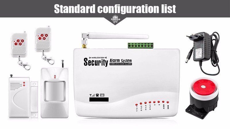 Bộ Thiết Bị Báo Động Chống Trộm Dùng SIM GUARDSMAN GS-3500 1