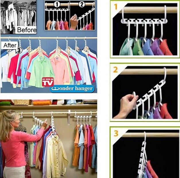 Bộ 8 Móc Treo Quần Áo Đa Năng