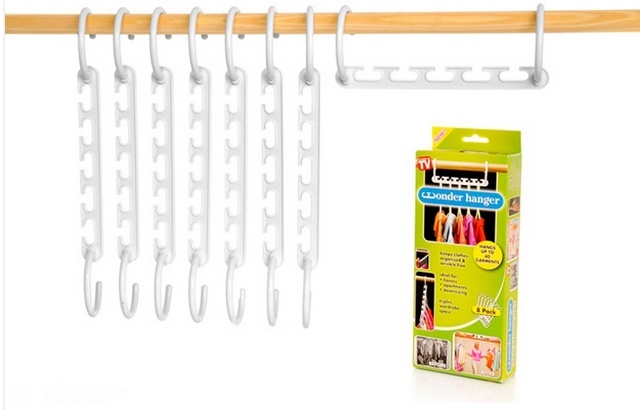 Bộ 8 Móc Treo Quần Áo Đa Năng