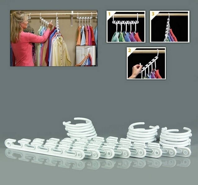 Bộ 8 Móc Treo Quần Áo Đa Năng