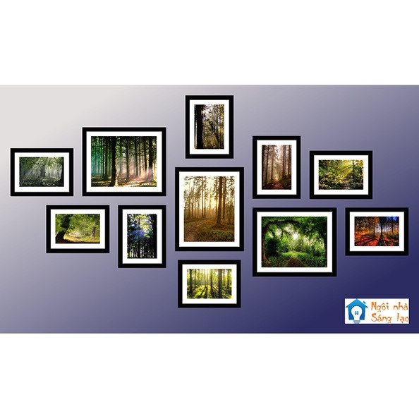 Bộ khung ảnh treo tường Forest - Có sẵn hình 14