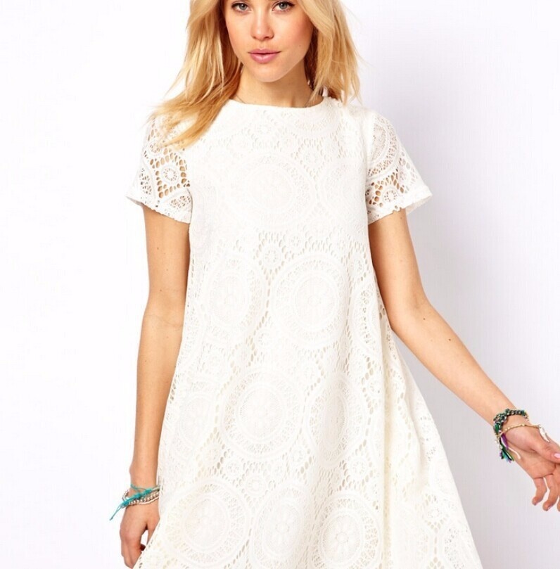 Đầm ren suông Oversize. 4