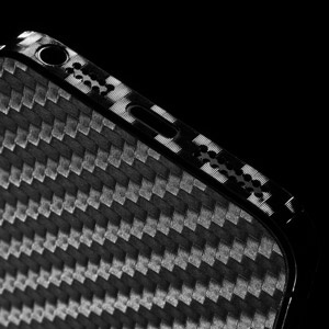 dbrand Textured Back and Frame Cover Skin for iPhone 5 - Carbon Fibre