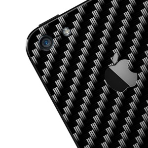 dbrand Textured Back and Frame Cover Skin for iPhone 5 - Carbon Fibre