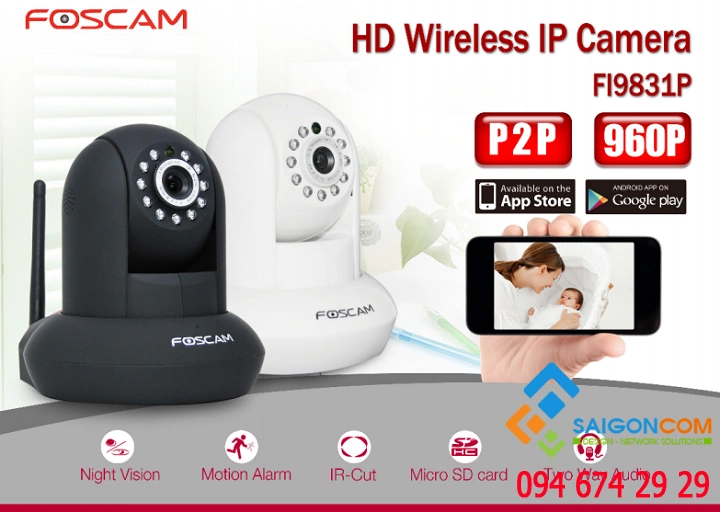 camera wifi foscam FI9831P