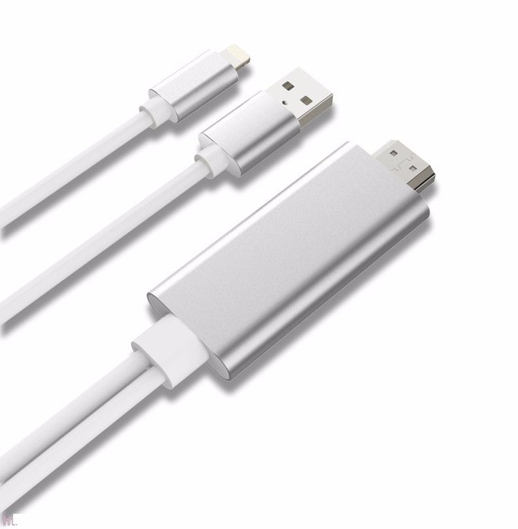 Cáp HDMI kết nối Iphone, Ipad với tivi- Trắng 4