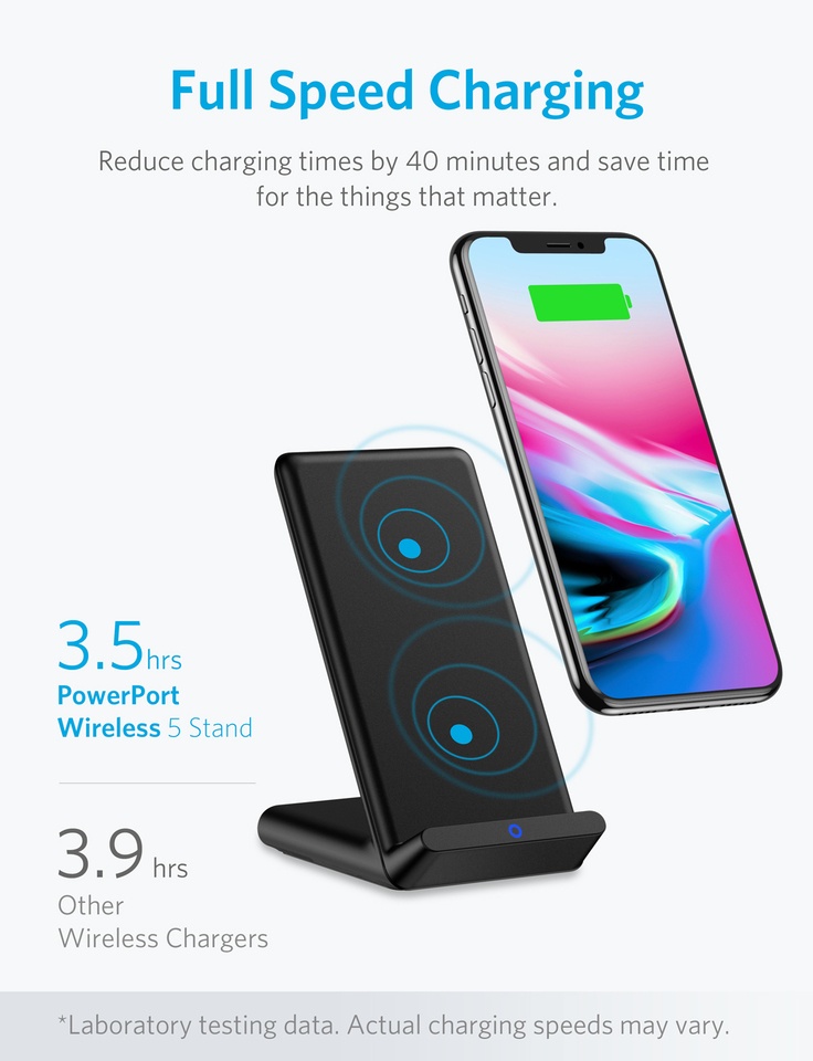 anker - Chargers - PowerPort Wireless 5 Stand # 2