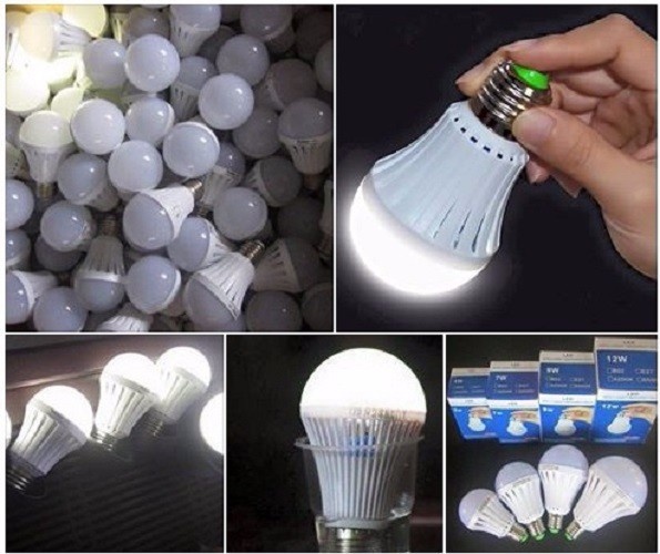 Bóng Đèn Led Tích Điện Cảm Ứng Nhiệt 15W -0965.011.567 8