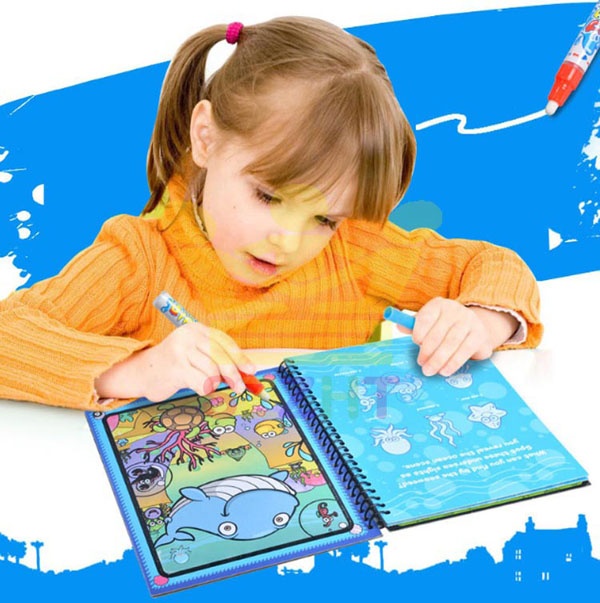 Sách tô màu thần kỳ tự xóa cho bé