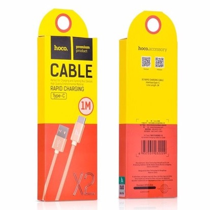 Cáp HOCO X2 Type-C - 1M dây dù 1