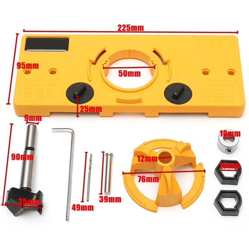 Bộ cữ khoan bản lề gập chất lượng cao 3