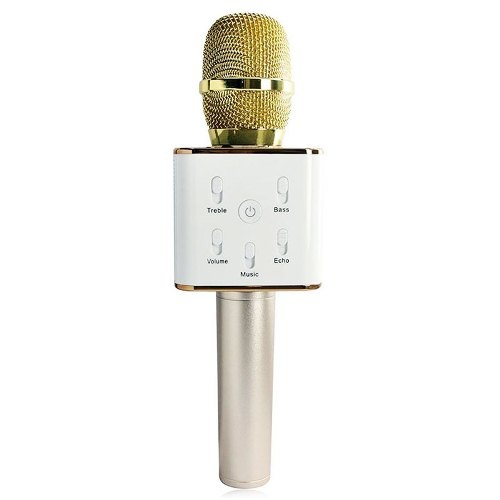 Loa karaoke cam tay bluetooth - Mic hát Karaoke kèm loa Bluetooth Q7 H21 - BH Uy Tín 1 Đổi 1