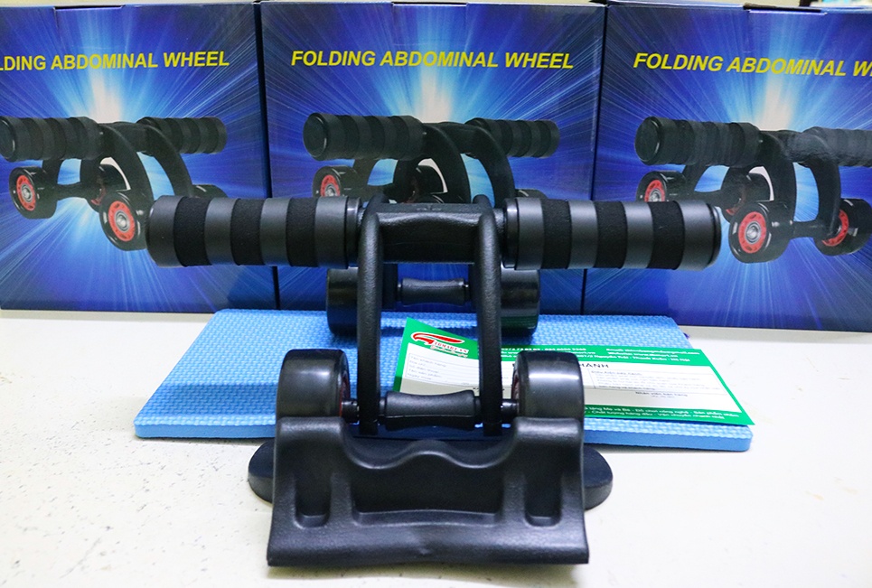 Con Lăn Tập Bụng 4 Bánh Cao Cấp AB DOMINAL WHEEL.