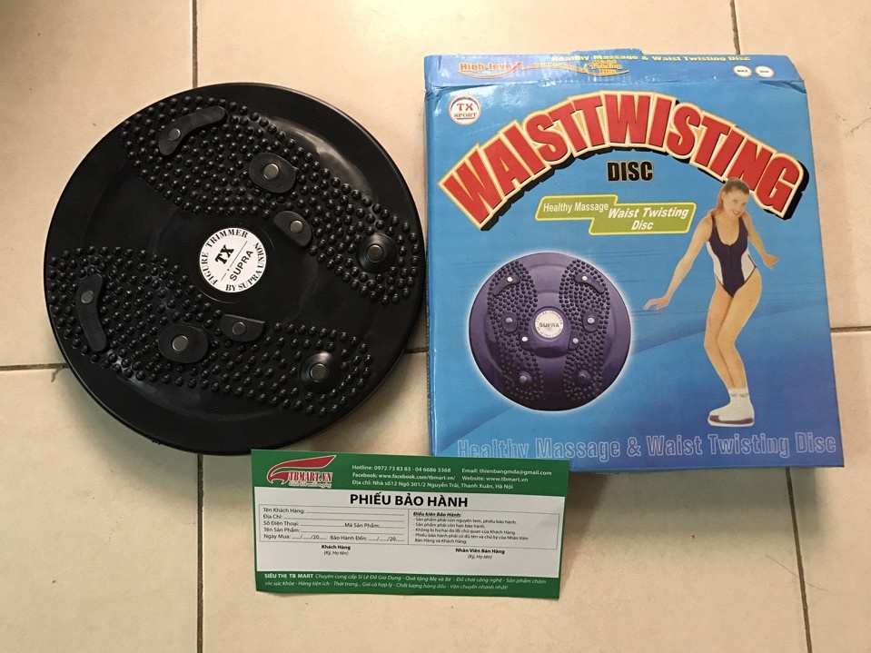 Đĩa Xoay Eo Tập Thể Dục Thanh Xuân - Xoay 360 Độ - Bảo hành 1 năm.