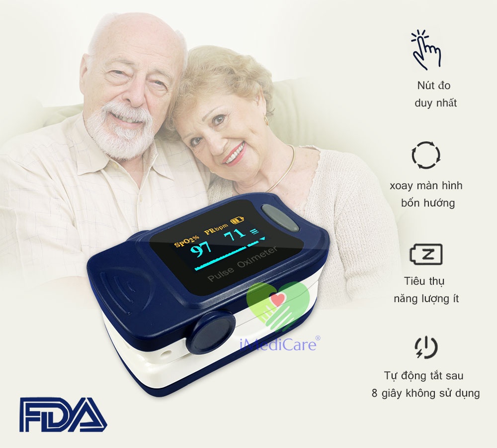 máy đô nồng độ oxy bão hòa trong máu spo2 a5