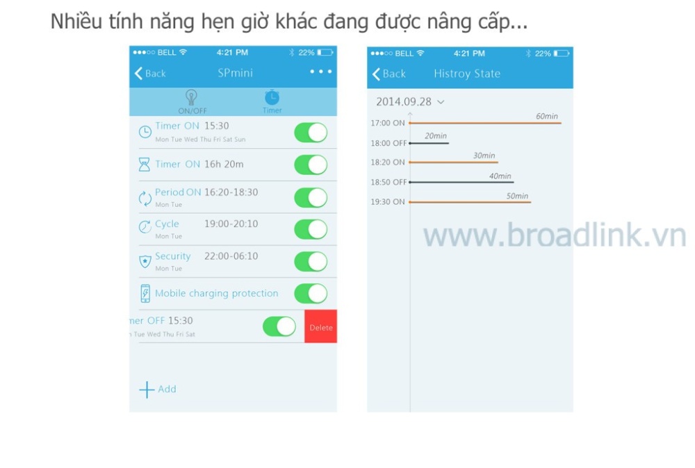 Ổ cắm thông minh Wifi Broadlink SP-Mini nhiều tính năng sẽ được cập nhật