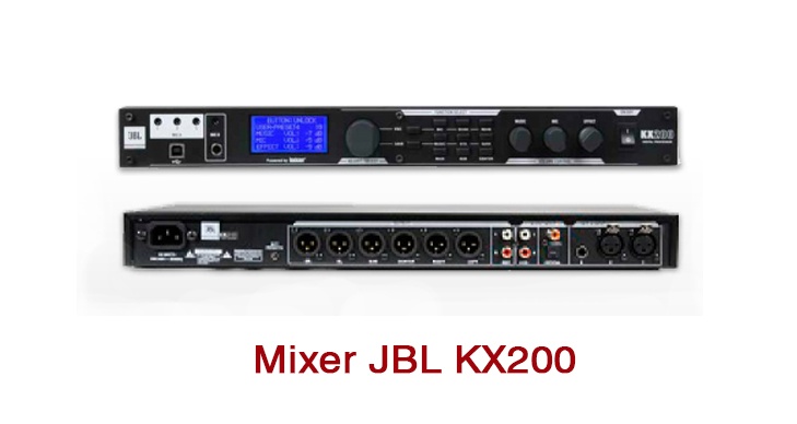 Kết quả hình ảnh cho Mixer JBL KX200