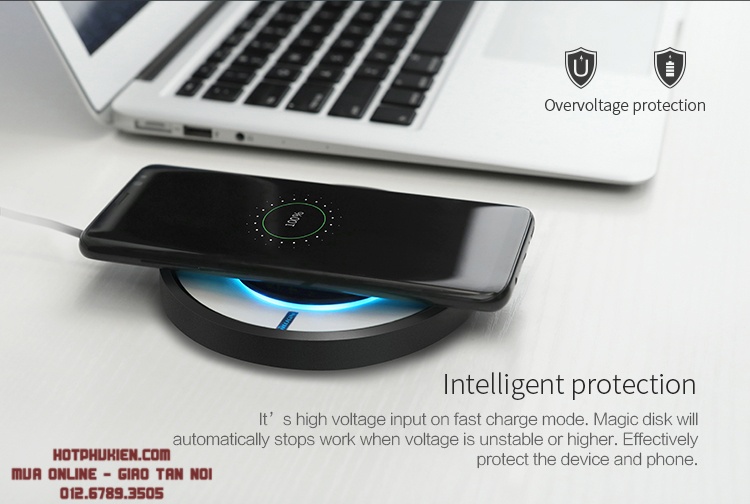 Äáº¿ sáº¡c khÃ´ng dÃ¢y Nillkin tháº¿ há» thá» 4 há» trá»£ sáº¡c nhanh