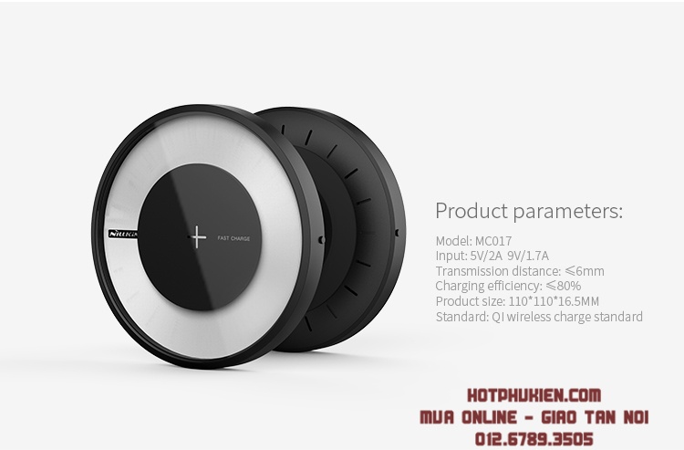 Äáº¿ sáº¡c khÃ´ng dÃ¢y Nillkin tháº¿ há» thá» 4 há» trá»£ sáº¡c nhanh