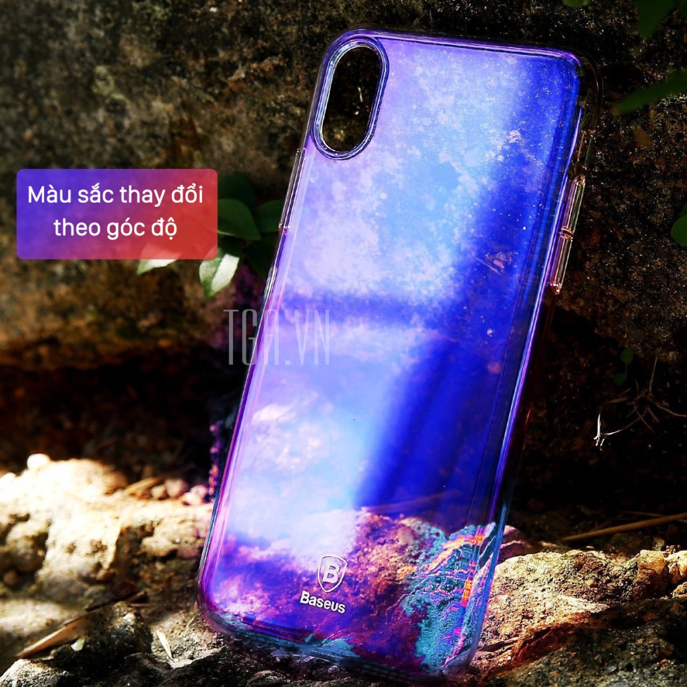 Ốp lưng iPhone X Baseus Glaze - tga.vn
