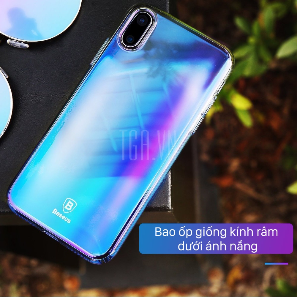 Ốp lưng iPhone X Baseus Glaze - tga.vn